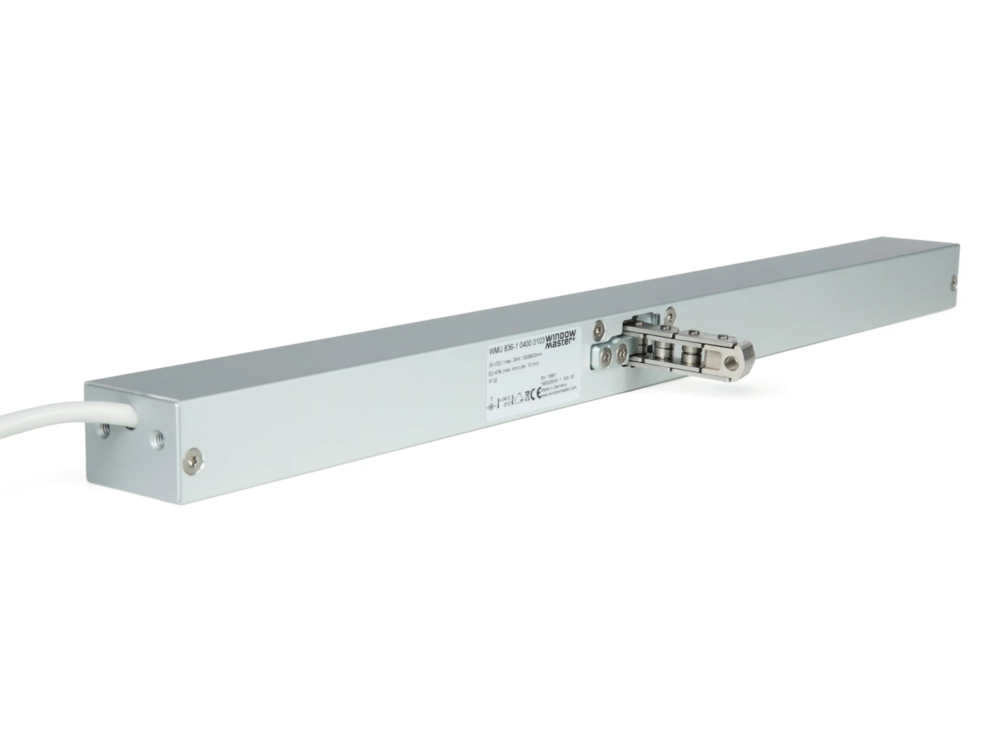 WMU 836 - Medium 300N Chain actuator for surface mounting suited for natural and smoke ventilation